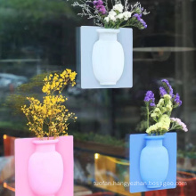 Cheap Removable Wall Hanging Silicone Vase